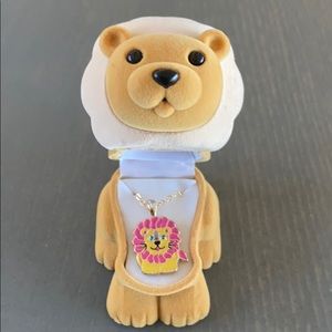 Lion box with necklace. Brand new.